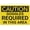 Warning Sign 2, variant on Caution PPE Goggles Required In This Area Aluminum Metal Tin Sign 8"x12" - Safety Restriction Alert Warning Plate, PPE Goggles Sign