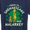 thumbnail image 3 of The Grinch - Prone To Shenanigans Malarkey - Women's Short Sleeve Graphic T-Shirt, 3 of 5