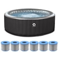 thumbnail image 1 of JLeisure Avenli Spa Gonflable Rond 49 Pouces & 6 Cartouches de Filtre à Haut Débit, 1 of 11