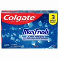 thumbnail image 1 of Colgate Max Fresh Toothpaste with Mini Breath Strips, Cool Mint, 3 X 150 mL, 1 of 4