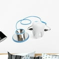 thumbnail image 1 of Blue Stethoscope with Tooth Wall Mural by Wallmonkeys Peel and Stick Graphic (24 in W x 17 in H) WM33331, 1 of 4