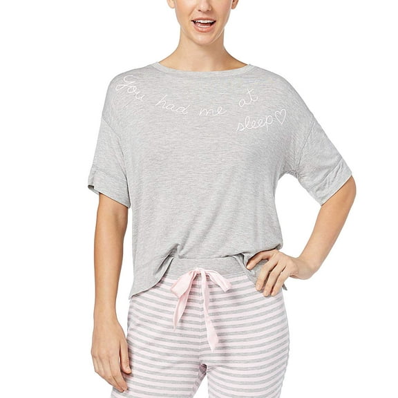 Jenni by Jennifer Moore Womens Graphic Print Pajama T-Shirt;XL