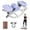 Purple, variant on Wliqien Rock Stepper, Rock Stepper Side to Side, Low-Shock Lateral Rocking Fitness Stepper, Workout Exercise Equipment with LCD Monitor and Resistance Bands for Legs, Glutes, Abs