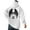 White, variant on Men's Streetwear Goth Hoodies Punk Hooded Sweatshirt Cross Graphic Pullover Tops with Pocket White XL