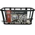 Bell Sports Tote 900 Front Metal Bicycle Basket with Wood Base, Black