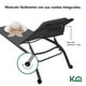 thumbnail image 4 of Camastro Exterior 2Pzs Reclinable Silla Playa Jardín Alberca gris oscuro, 4 of 6