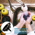 thumbnail image 2 of Kitchen Sink Plug Stopper, Stainless Steel Kitchen Sink Strainer Waste Plug, Rustproof Sink Basket Strainer for Standard Drains (3-1/2 inch) Black, 2 of 8