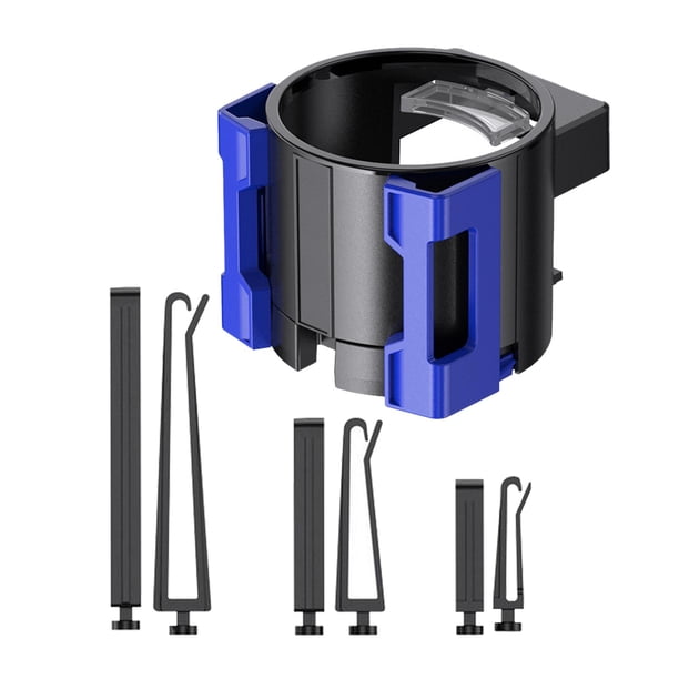 Portavasos genérico, accesorios interiores, organizador multiusos para espacio de asiento, soporte para bebidas automático para botellas, bebidas, Azul