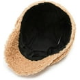 thumbnail image 5 of CoCopeaunts Lamb Wool Newsboy Cap Fashion Warm Artist Painter Hat Solid Vintage Octagonal Beret Hats for Women Visor Cap, 5 of 7