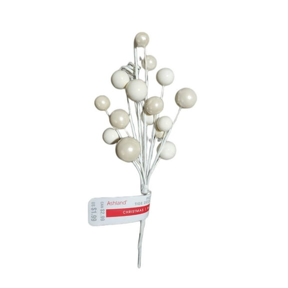 Ashland White Christmas Berry Stem - Home Decor