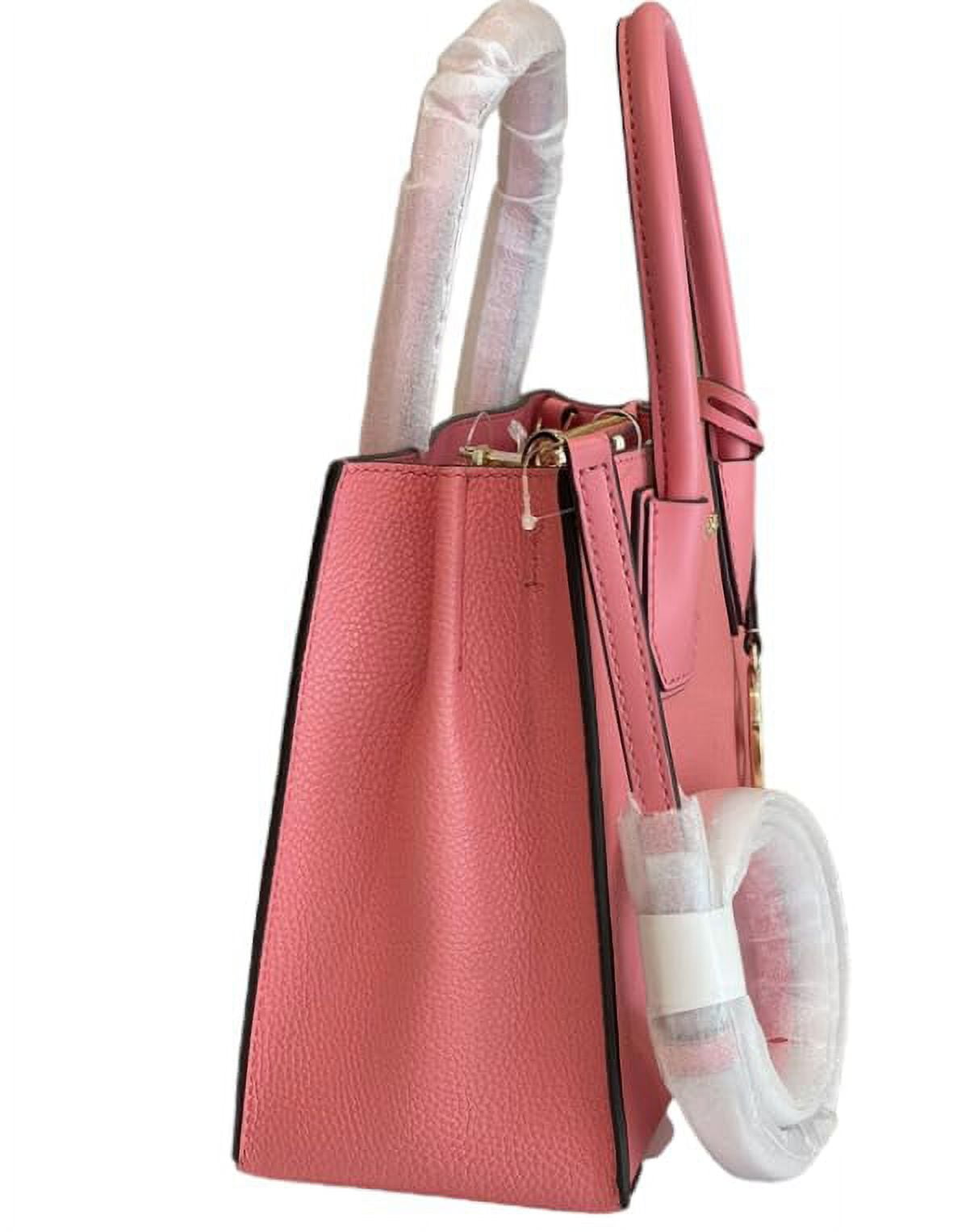 Michael Kors Mercer Medium Saffiano Leather Messenger Crossbody - Soft Pink  … 