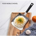 thumbnail image 5 of Gnmfd Stainless Steel Food Transfer Shovel Large Flat BBQ Spatula French Fries Scoop Turner With Handle For Outdoor Grill Fryer Kitchen Cooking Baking Tool Restaurant Catering Supplies Holiday Gift, 5 of 6