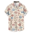 thumbnail image 4 of LIBRCLO Big and Tall Shirts for Men Summer Casual Button Down Shirts Short Sleeve Clothes, Hawaiian Beach Vacation, 4 of 6