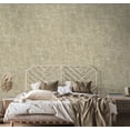 thumbnail image 4 of Taupe & Gold Beaded Metallic Plain Textured Wallpaper R8434, 4 of 4