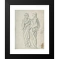 thumbnail image 2 of Jean-Hippolyte Flandrin 18x24 Black Modern Framed Museum Art Print Titled - Group of Apostles (1854-61), 2 of 5