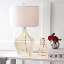JONATHAN Y Jane 26" Glass LED Table Lamp, Clear, JYL5024A
