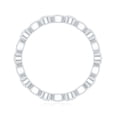 thumbnail image 2 of Rosec Jewels Lab Created Diamond Wedding Ring - Designer Full Eternity Band Ring - EF-VS Quality, 925 Sterling Silver, US 4.00, 2 of 8