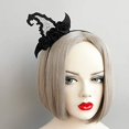thumbnail image 3 of Halloween Spider Ghost Pumpkin mini witch hat Hair Hoop Cosplay Devil Headband, 3 of 4