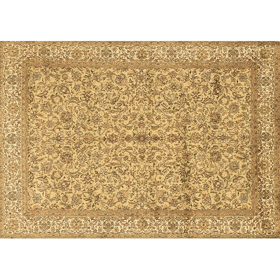 Ahgly Company Indoor Rectangle Persian Brown Traditional Area Rugs, 4' x 6'