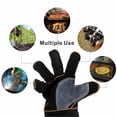 thumbnail image 5 of SZTXJ Extreme Heat and Fire Resistant Leather Gloves with Kevlar Stitching for Fireplace, Stove, Oven, Grill, Welding, BBQ (14 inch), 5 of 5