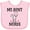 AD-Pink, variant on Inktastic My Aunt is a Nurse Girls Baby Bib