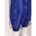 thumbnail image 6 of TiaoBug Kids Girls Harem Pants Belly Dance Costume Bollywood Tribal Arabic Princess Lantern Trousers Blue 9-10, 6 of 6
