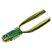 BOOYAH Poppin' Pad Crasher Hollow Body Frog Leopard Frog 3" 1/2 oz.