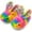 Multicolour3, variant on Toddler Kids Girls Slippers Solid Color Cute Rabbit Design Warm Shoes Winter Soft Comfory Indoor Fuzzy Bedroom House Footwears Us Size:6