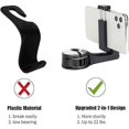 thumbnail image 2 of Paquete de 2 ganchos ocultos para reposacabezas de coche, 2 en 1, ganchos para asiento de coche con soporte para teléfono para bolso, mochilas, juguetes e incluso organizador de almacenamiento de bot, 2 of 5