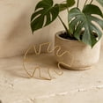 thumbnail image 4 of EXHUMKY 4Ud Soporte Metálico Dorado Para Planta Monstruera Con De Hoja Monstera Y Clips Para, 4 of 7