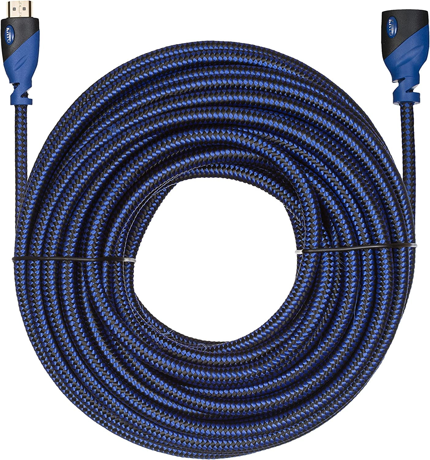 HDMI 2.0 Cable 30 Feet - Ultra HD 4K @ 18Gbps, 3D, HDR, With Audio & Ethernet - LOGICO Brand, Gold Plated 12 thumbnail image