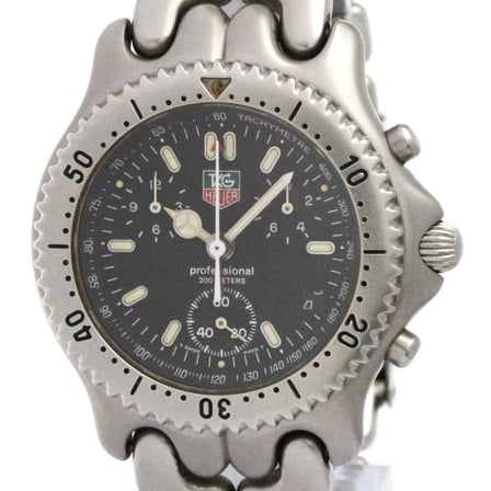 Pre-Owned TAG HEUER Sel Chronograph 200M Steel Quartz Mens Watch S39.306 (Good)