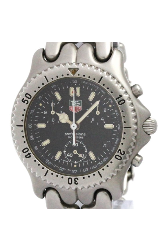 Pre-Owned TAG HEUER Sel Chronograph 200M Steel Quartz Mens Watch S39.306 (Good)