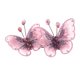 thumbnail image 1 of horquilla para el pelo con resorte y bordado de diamantes de imitación para mujer (rosa), 1 of 7