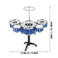 VSFAOV Kids Drum Set Jazz Drum Kit 5 Drums with Cymbals Sticks Drum VSFAOV Kids Drum Set Jazz Drum Kit 5 Drums with Cymbals Sticks Drum