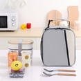 thumbnail image 3 of Bolsa de almuerzo para mujeres/hombres caja de almuerzo aislada grande con mosquetón, 3 of 11