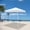 White, variant on 8x8 FT Ez Pop Up Canopy Tent, Outdoor Portable Folding Commercial Canopy Tent Heavy Duty, Instant Gazebo with Carrying Bag and Adjustable Height for Beach and Party Shelter, Slant (White)