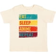thumbnail image 3 of Inktastic Eat Sleep Anime Repeat Boys or Girls Toddler T-Shirt, 3 of 5