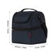 thumbnail image 4 of Bolsa de aislamiento Bolsa de almuerzo aislada de dos pisos Caja de almuerzo a prueba de fugas Bolsa de hombro para hombres Mujeres Camping al aire libre Picnic Playa, 4 of 7