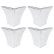 thumbnail image 5 of 4pcs Heavy Load Bearing Furniture Legs Metal Cabinet Feet Triangle Sofa Legs DIY, 5 of 8