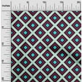 thumbnail image 2 of oneOone Cotton Cambric Dark Magenta Fabric Geometric Sewing Fabric By The Yard Printed Diy Clothing Sewing Supplies 42 Inch Wide, 2 of 4