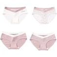 thumbnail image 2 of SMZ Maternity underwear pure cotton low-waist women's pregnant breathable maternity large size briefs, 2 of 11