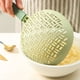 thumbnail image 2 of Cuchara Colador, Manejar de Silicona para Colador, Colador Colador, Cuchara de Silicona para Cocinar, Colador de Pasta, Cuchara Colador Verde, 2 of 5