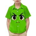 thumbnail image 2 of Piuwrlz 3 Years Boys Short polo Sleeve Toddler Funny Graphic Shirts Tops Pocket Pullover T Shirts Green Size 3 Years, 2 of 9