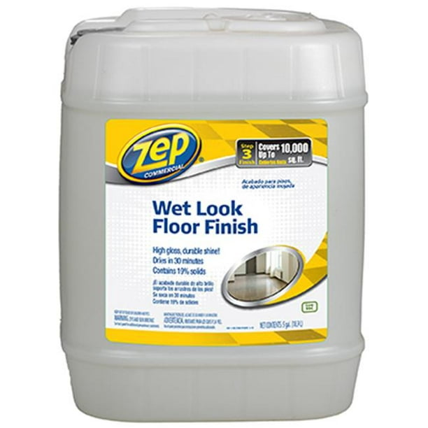 Zep 5 Gallon Wet Look Floor Polish Zuwlff5g At The Home Depot Mobile