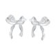 thumbnail image 5 of Pendientes de mujer,Pendientes de lazo para mujer Pendientes de joyería Lady Studs,Dijes de joyería únicos y elegantes Regalo de San Valentín,Joyería única Novedad Accesorio Plata, 5 of 9