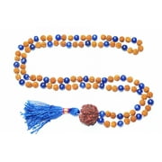 Mogul Healing Stones Meditation Prayer Beads Japamala Rudraksha Yoga Necklace