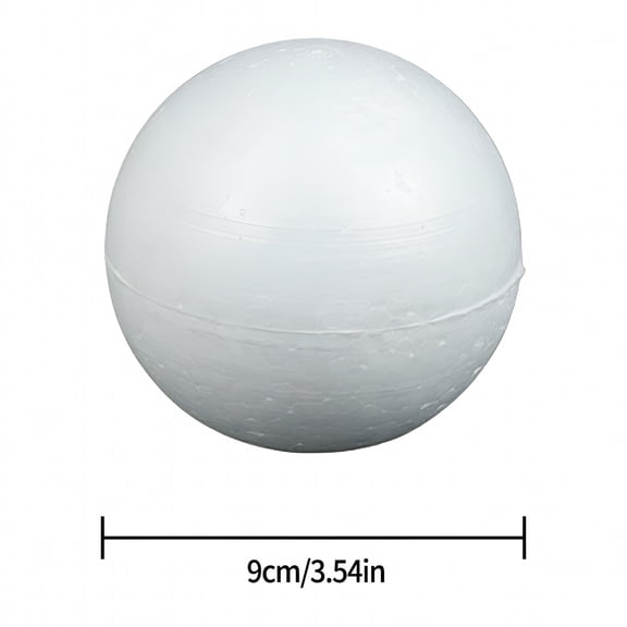 CCOCC Blank Round Solid Polystyrene Styrofoam Foam Ball for Wedding Craft
