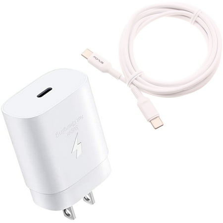 25W Fast Home Charger Compatible With Google Pixel 6/7/8/9/10 Pro 9/10 Pro XL - PD Type-C 10ft USB-C Cable Quick Power Adapter