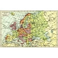 thumbnail image 2 of A 1930s map of Europe. Poster Print by Hilary Jane Morgan / Design Pics, 2 of 2